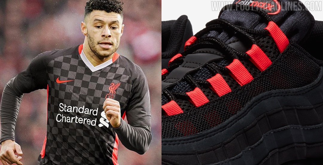 Von Liverpool 20 21 Ausweichtrikot inspiriert Schwarz Roter